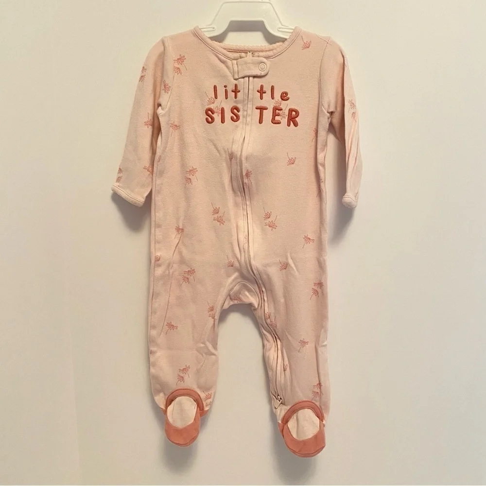 Carter's Baby Girl Infant Cotton Footie PJs 4 Pairs Size 9 Months